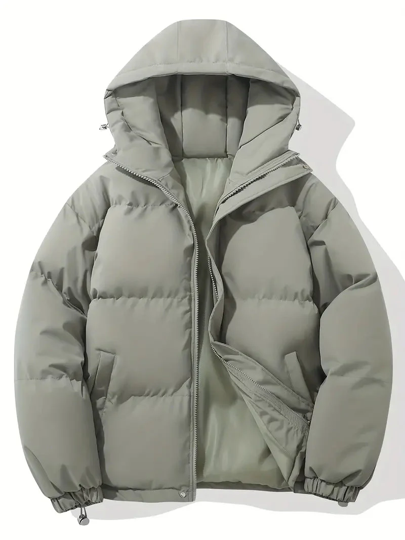 Women's Padded Winter Puffer Jacket with Hood - Image 14
