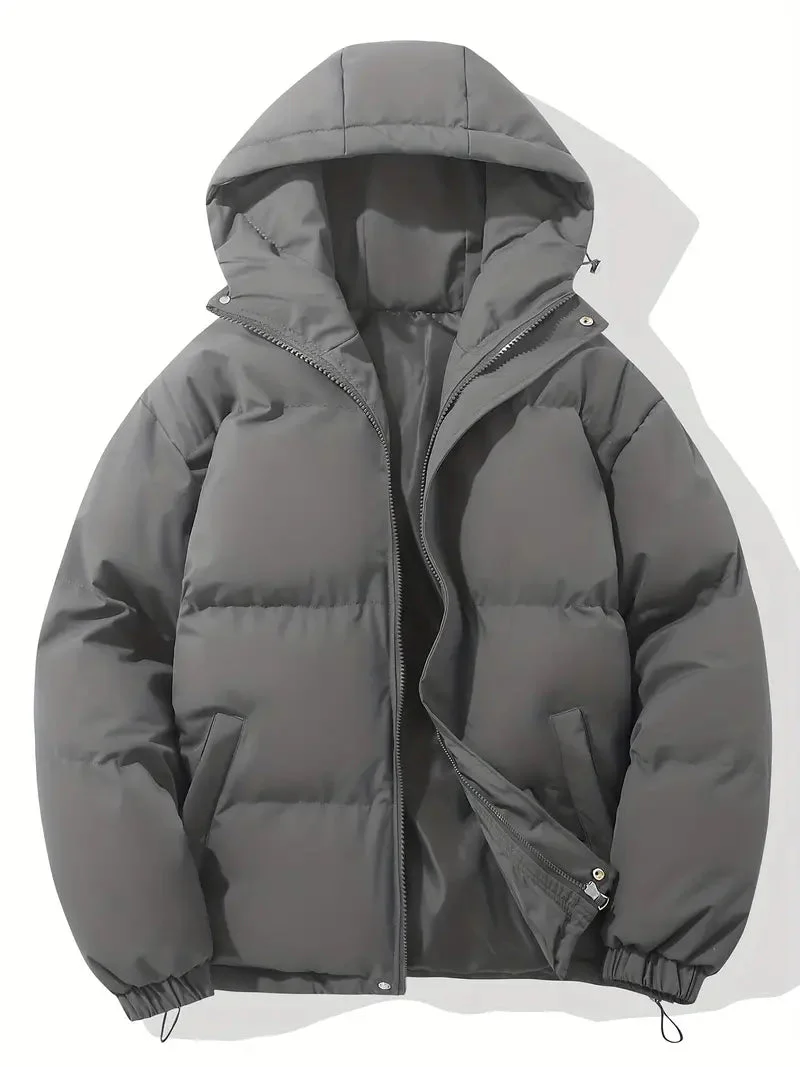 Women's Padded Winter Puffer Jacket with Hood - Image 15