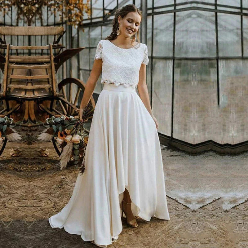 Bohemian Lace Dress – High-Low Design for Outdoor Celebrations - Image 5