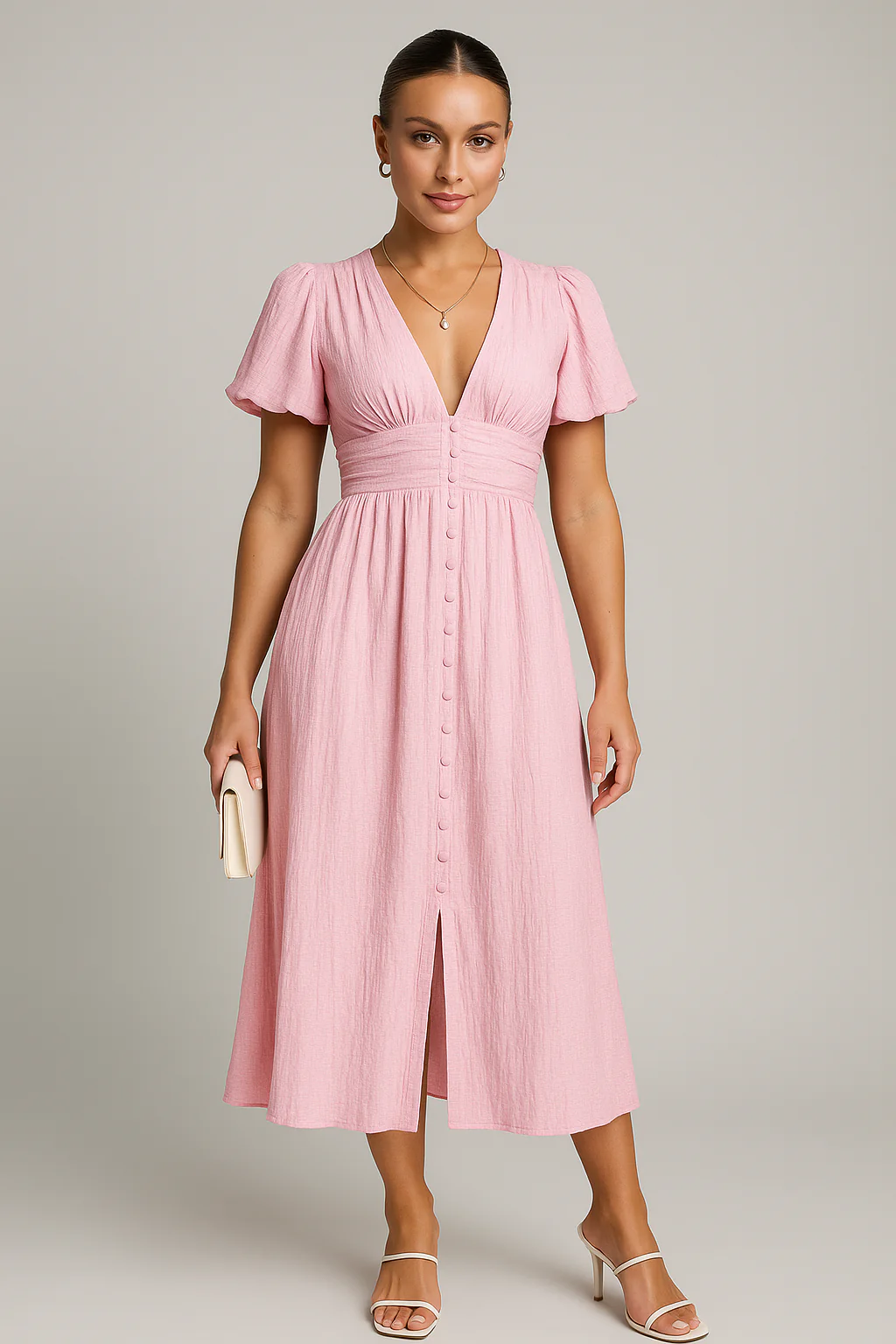 Boho Style Maxi Summer Dress - Image 3