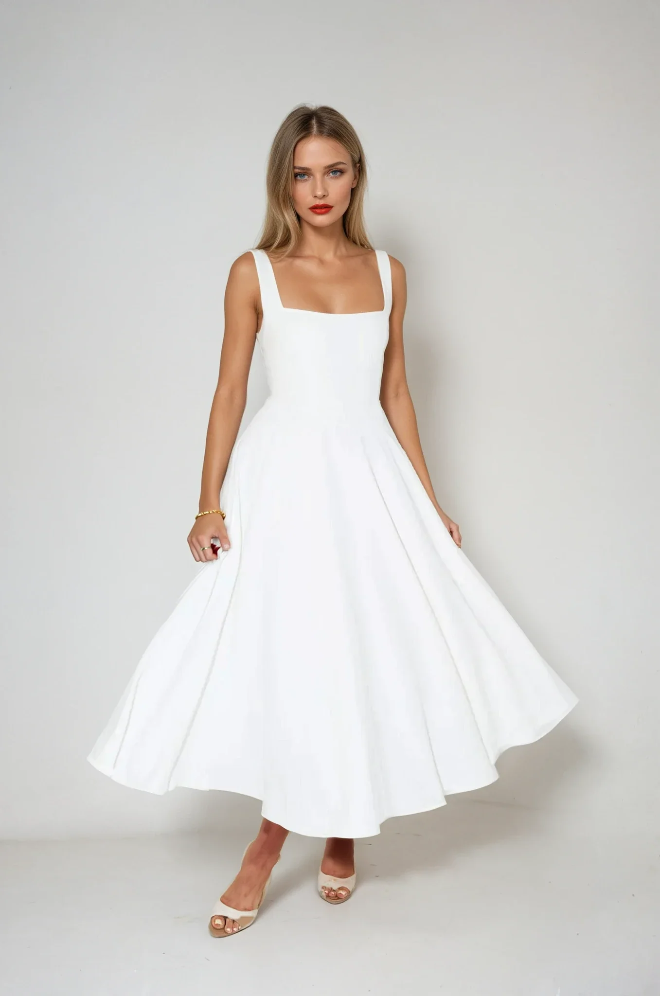 Celeste Charm Cocktail Midi Dress - Image 3