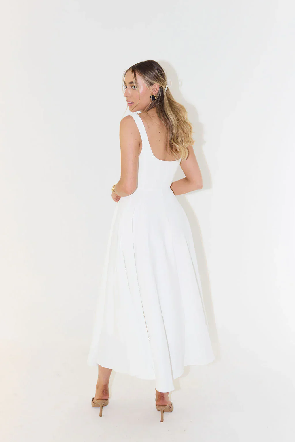 Celeste Charm Cocktail Midi Dress - Image 4