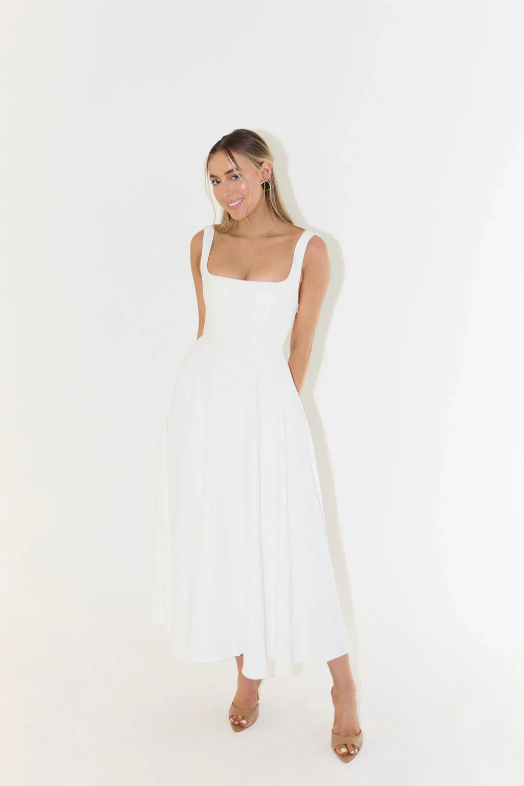 Celeste Charm Cocktail Midi Dress - Image 5