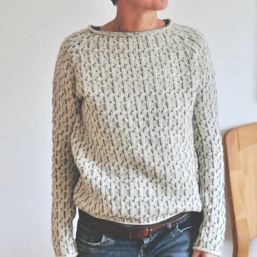 Chic Refined Knit Pullover Sweater for Women - Image 4