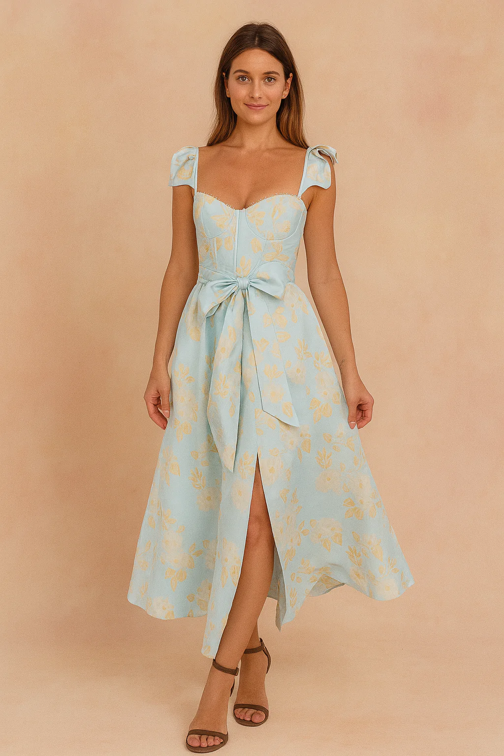 Chic Sleeveless Long Ruffle Summer Dress | Effortless Summer Style - Image 3
