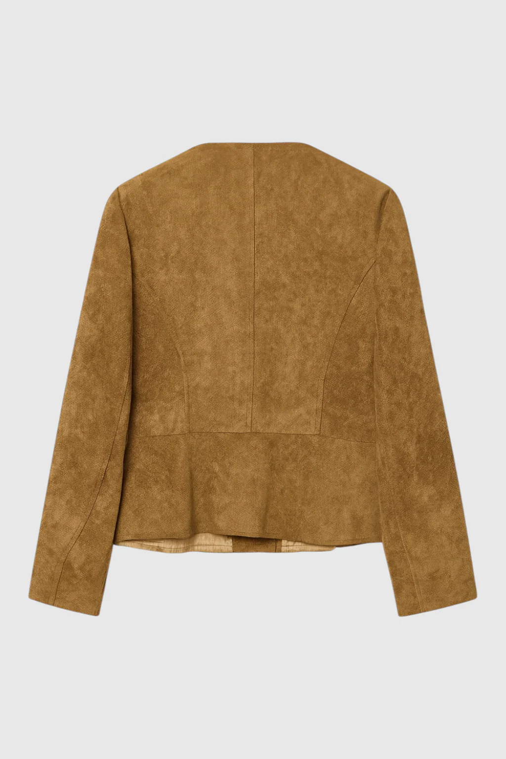 Chic Vintage Casual Jacket with Timeless Brown Design - Image 4