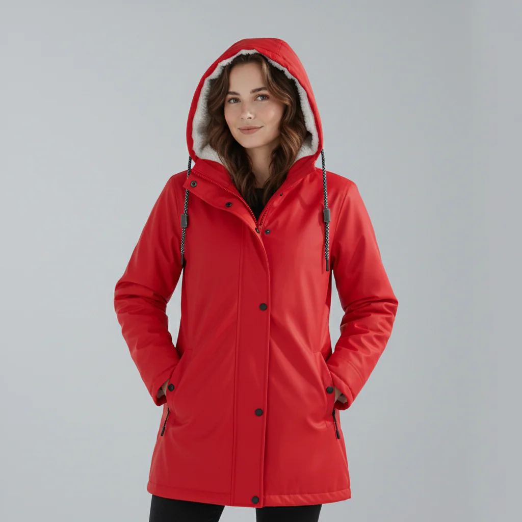 Cozy Sherpa-Lined Hooded Parka Jacket for Winter - Image 11