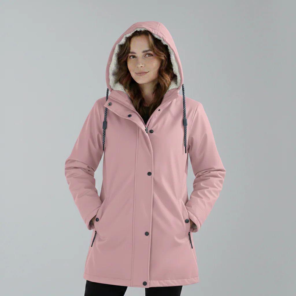 Cozy Sherpa-Lined Hooded Parka Jacket for Winter - Image 13