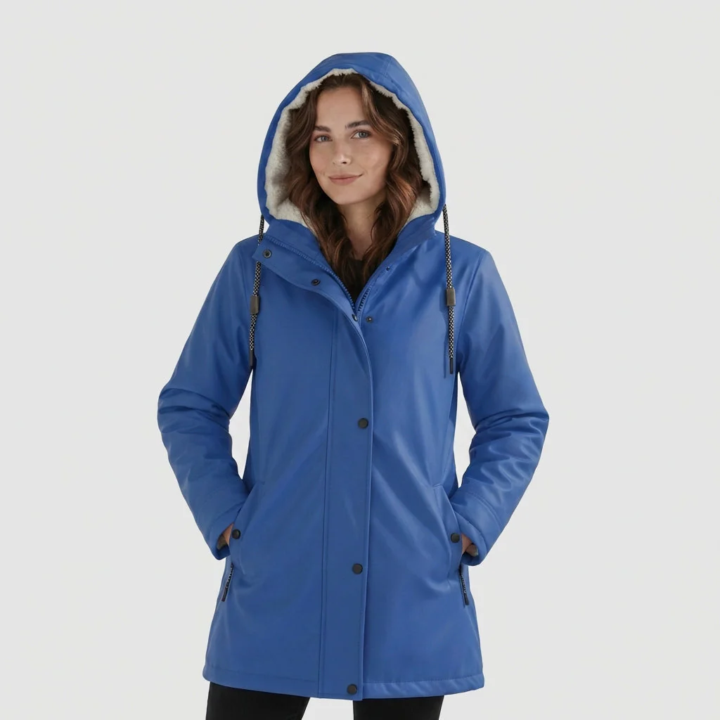 Cozy Sherpa-Lined Hooded Parka Jacket for Winter - Image 6