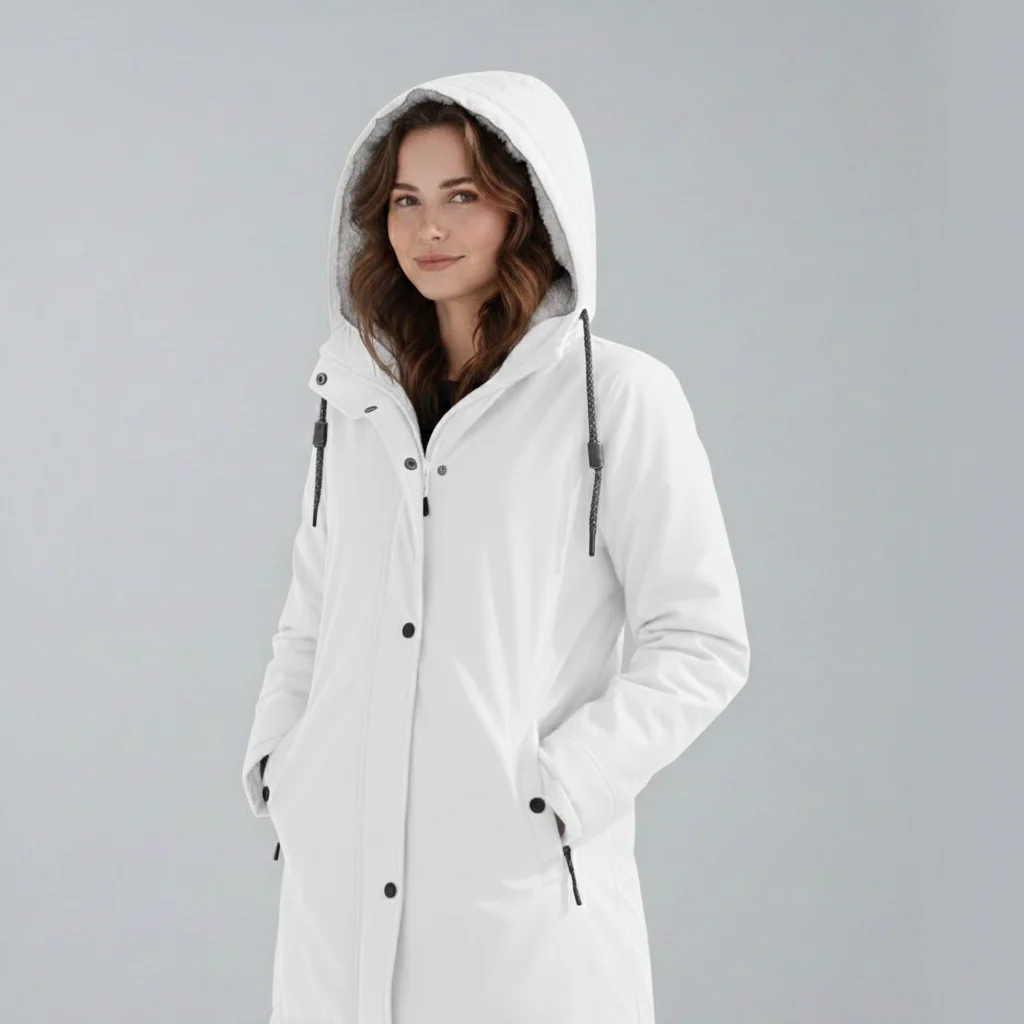 Cozy Sherpa-Lined Hooded Parka Jacket for Winter - Image 8