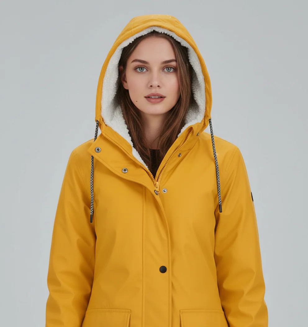 Cozy Sherpa-Lined Hooded Parka Jacket for Winter - Image 9