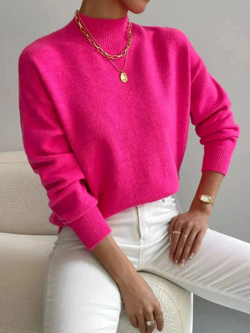 Elegant Cosy Turtleneck Knit Sweater Ladies - Image 7