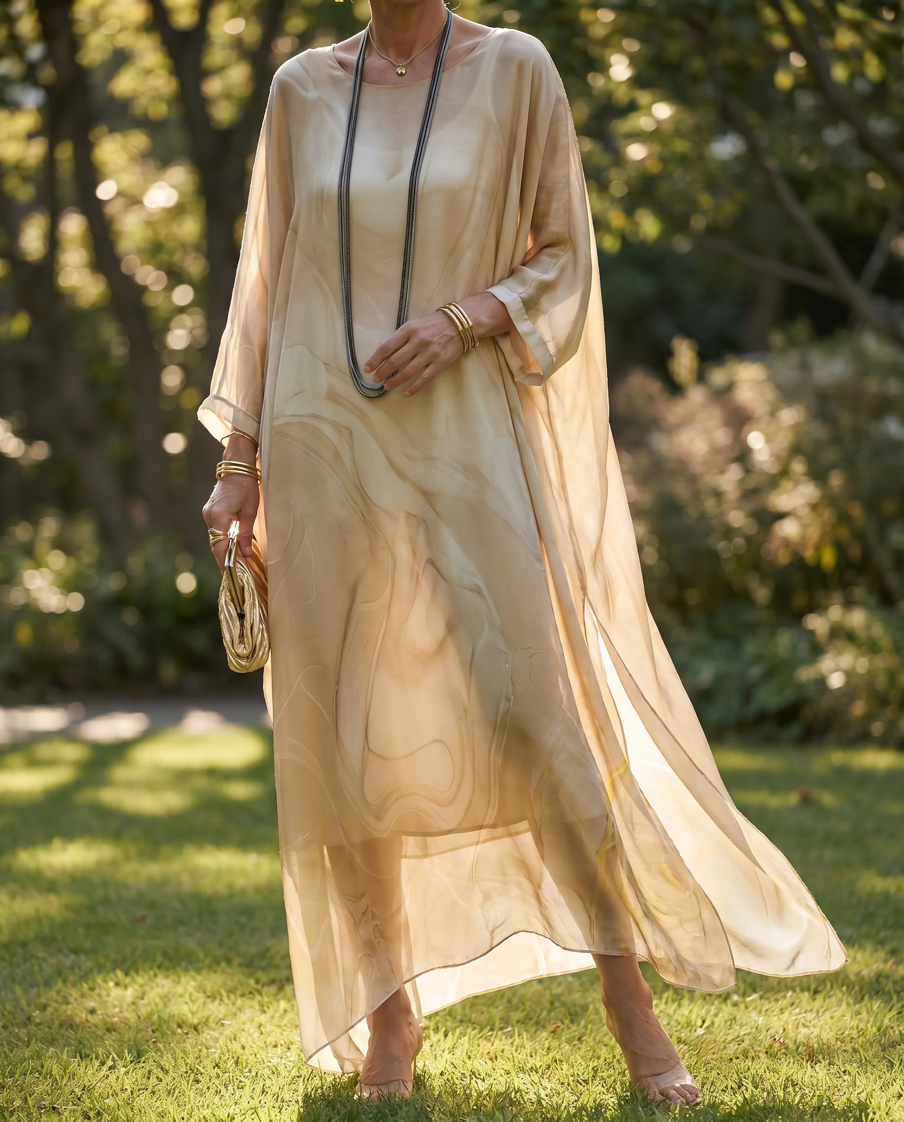 Elegant Tummy Coverage Comfortable Dress - Image 4