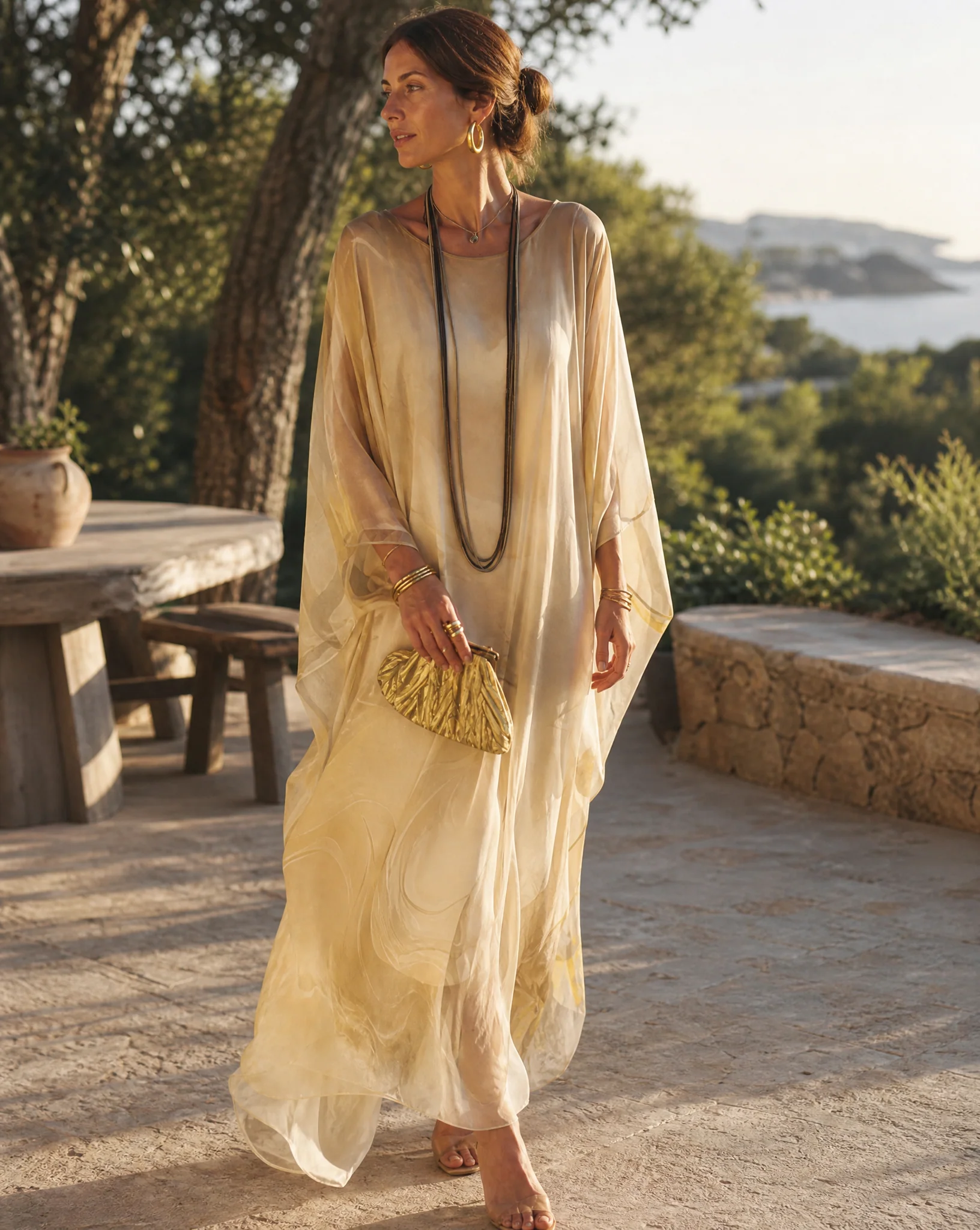 Elegant Tummy Coverage Comfortable Dress - Image 5