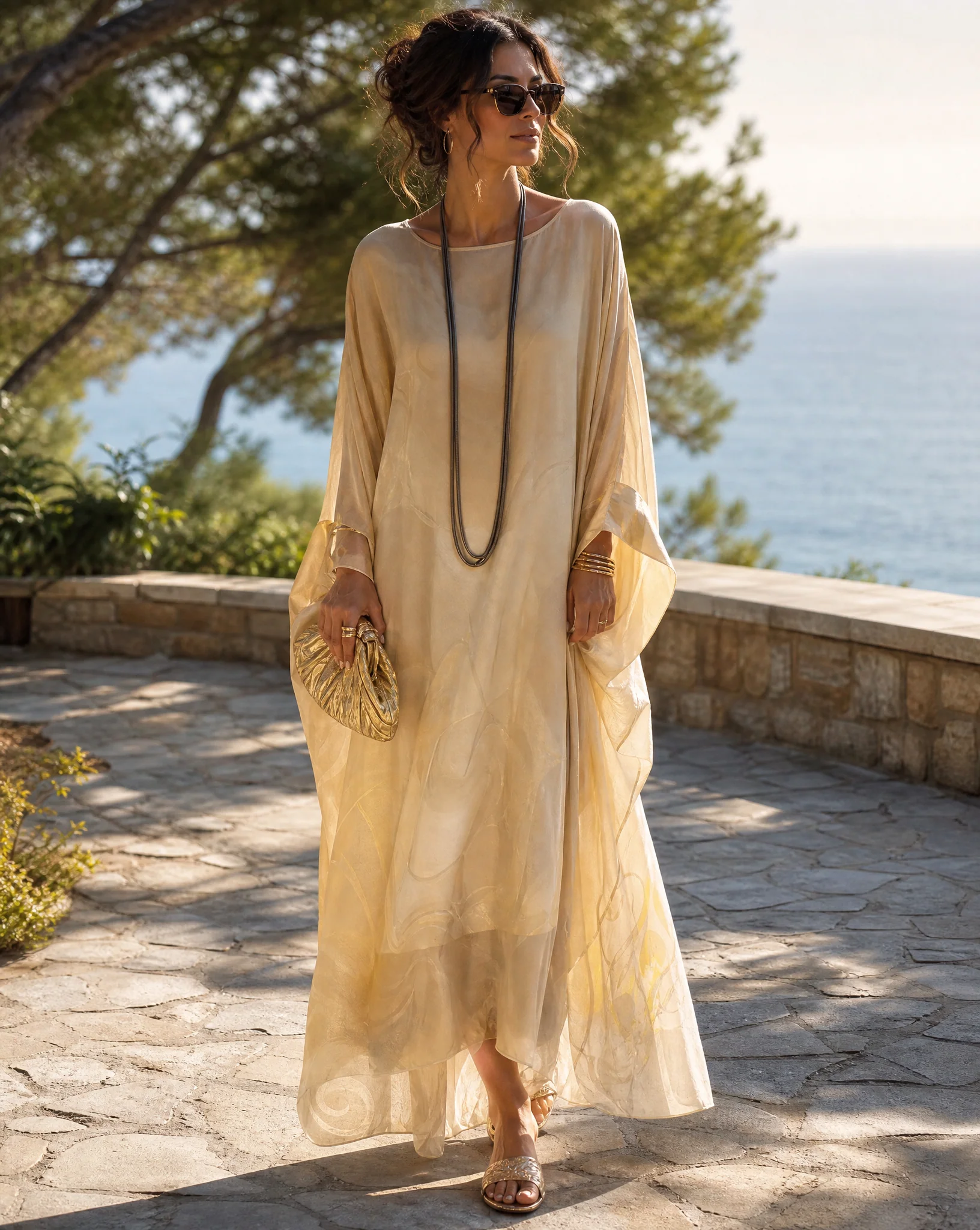 Elegant Tummy Coverage Comfortable Dress - Image 6