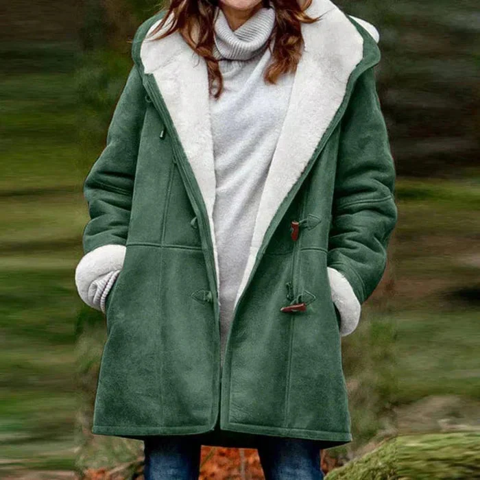 Women's Warm Hooded Winter Coat - Image 8