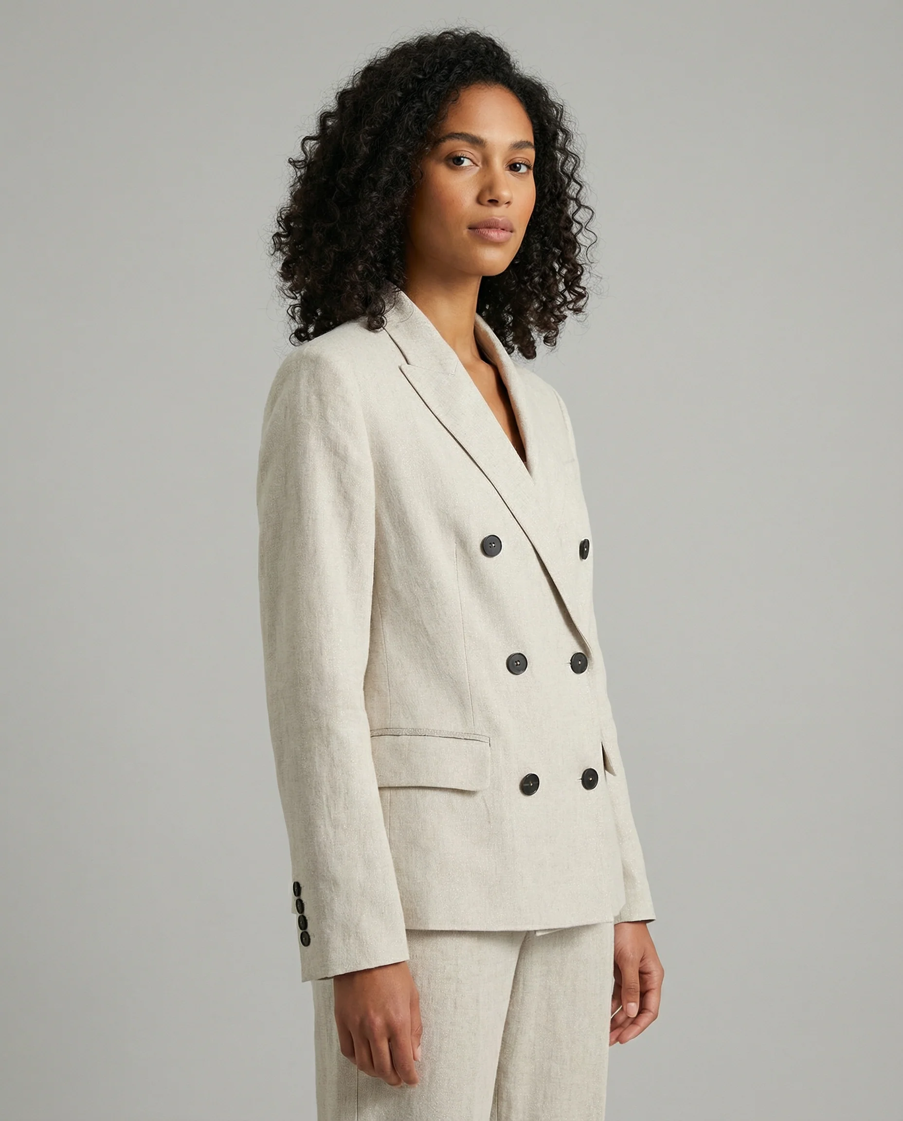 Linen Blazer Jacket – Chic Breathable Summer Outerwear