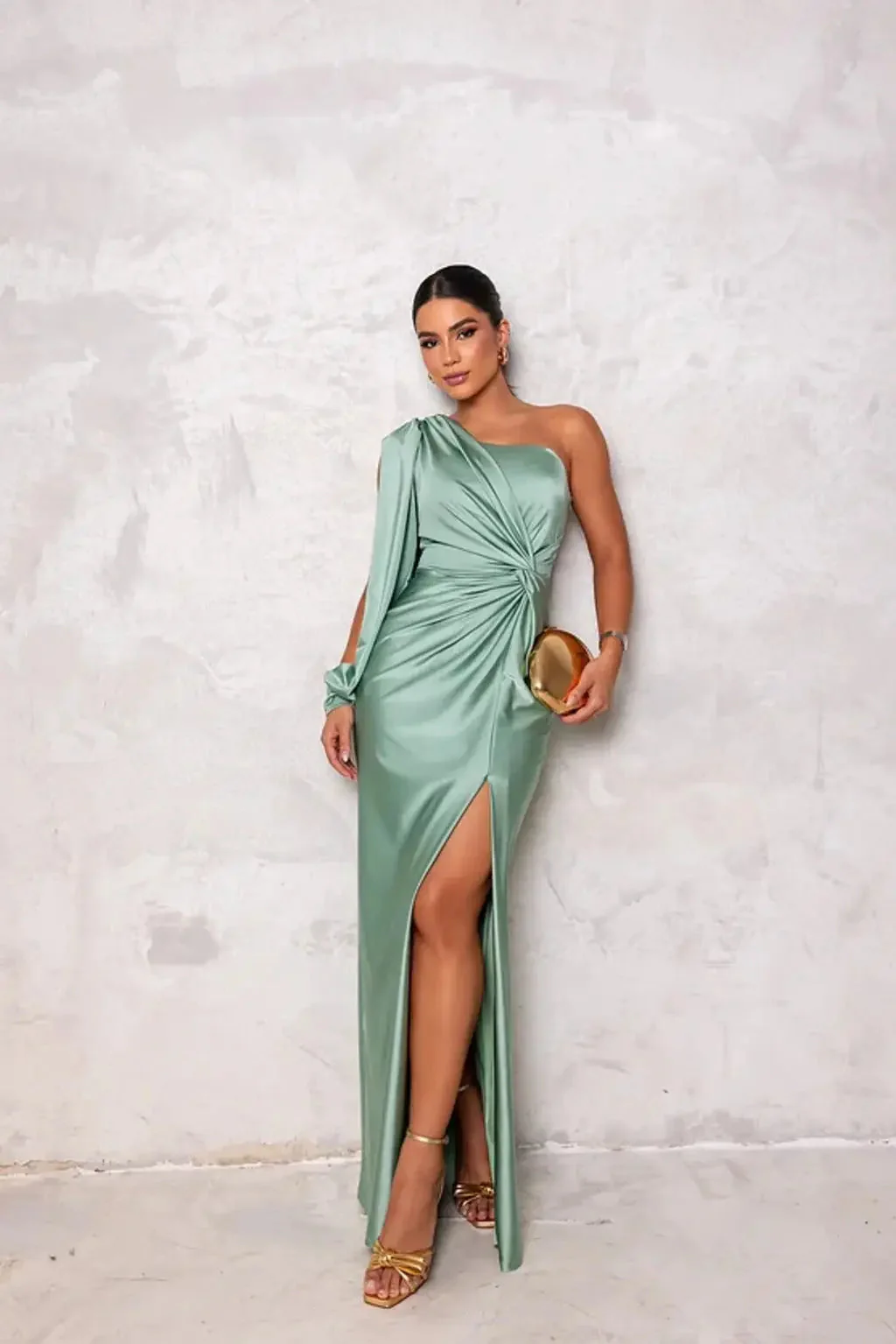 Elegant Formal Wedding Guest Maxi dress - Image 5