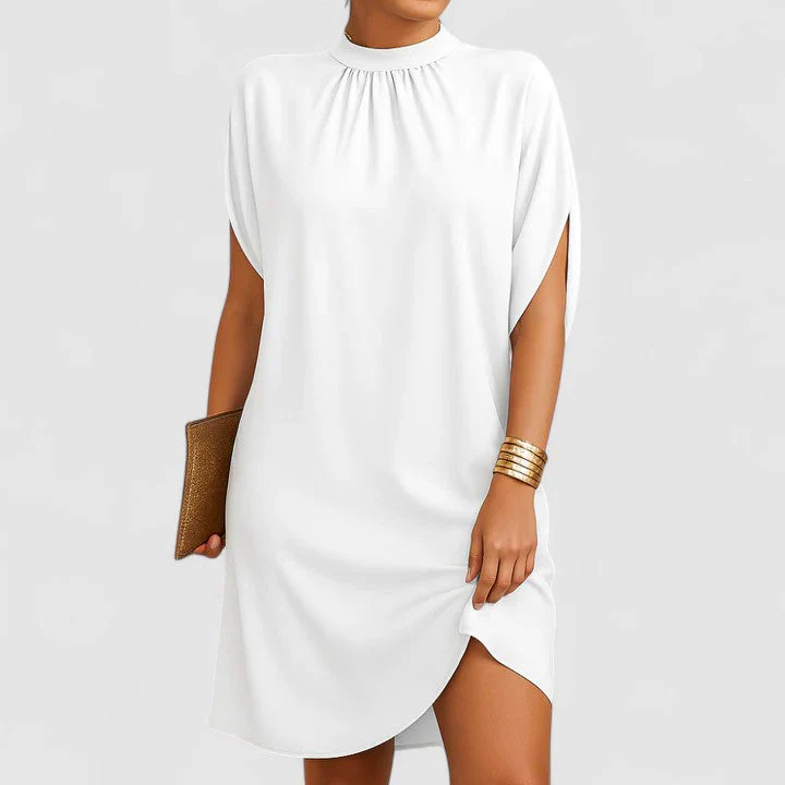 Minimalist Loose Fit Shift Mini Dress for Effortless Summer Days - Image 2