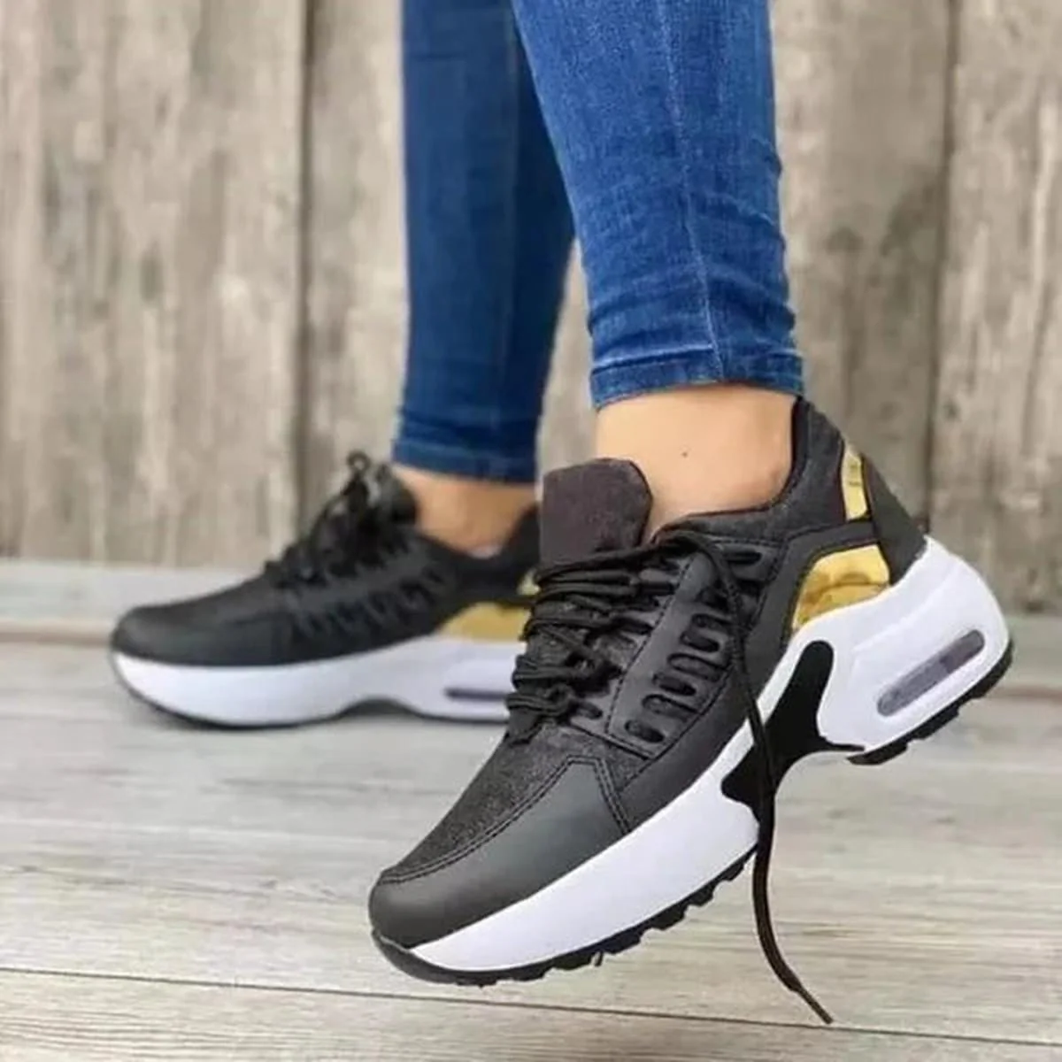 Women's Comfort Training Sneakers Shoes For Wide Feet - Image 3