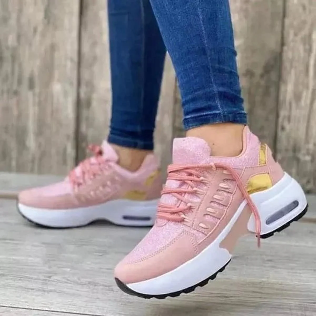 Women's Comfort Training Sneakers Shoes For Wide Feet - Image 4