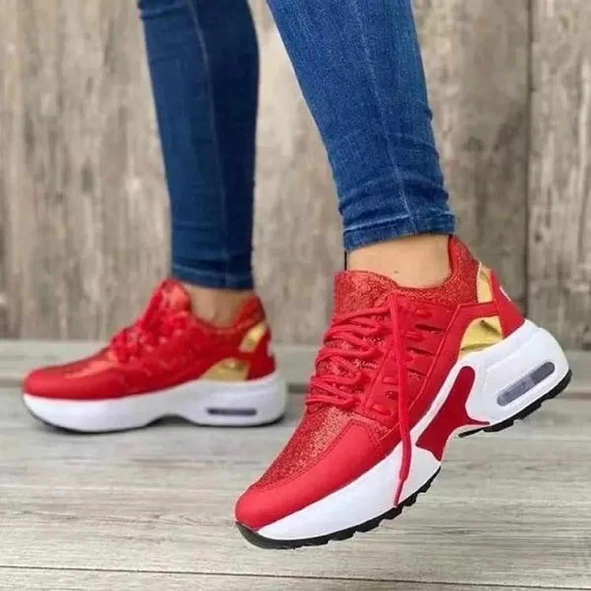 Women's Comfort Training Sneakers Shoes For Wide Feet - Image 6