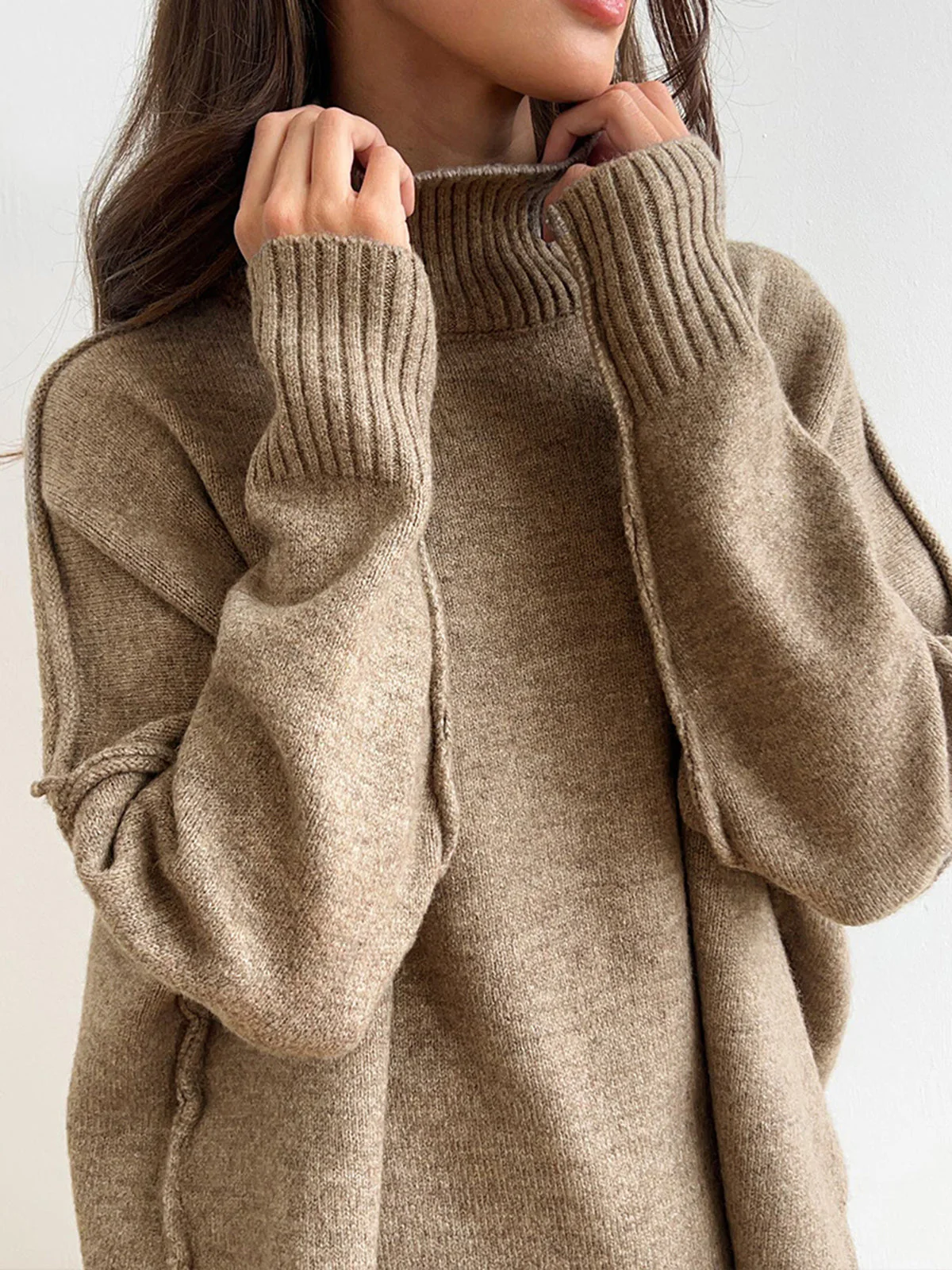 Soft Knit Turtleneck Lounge Set - Image 4