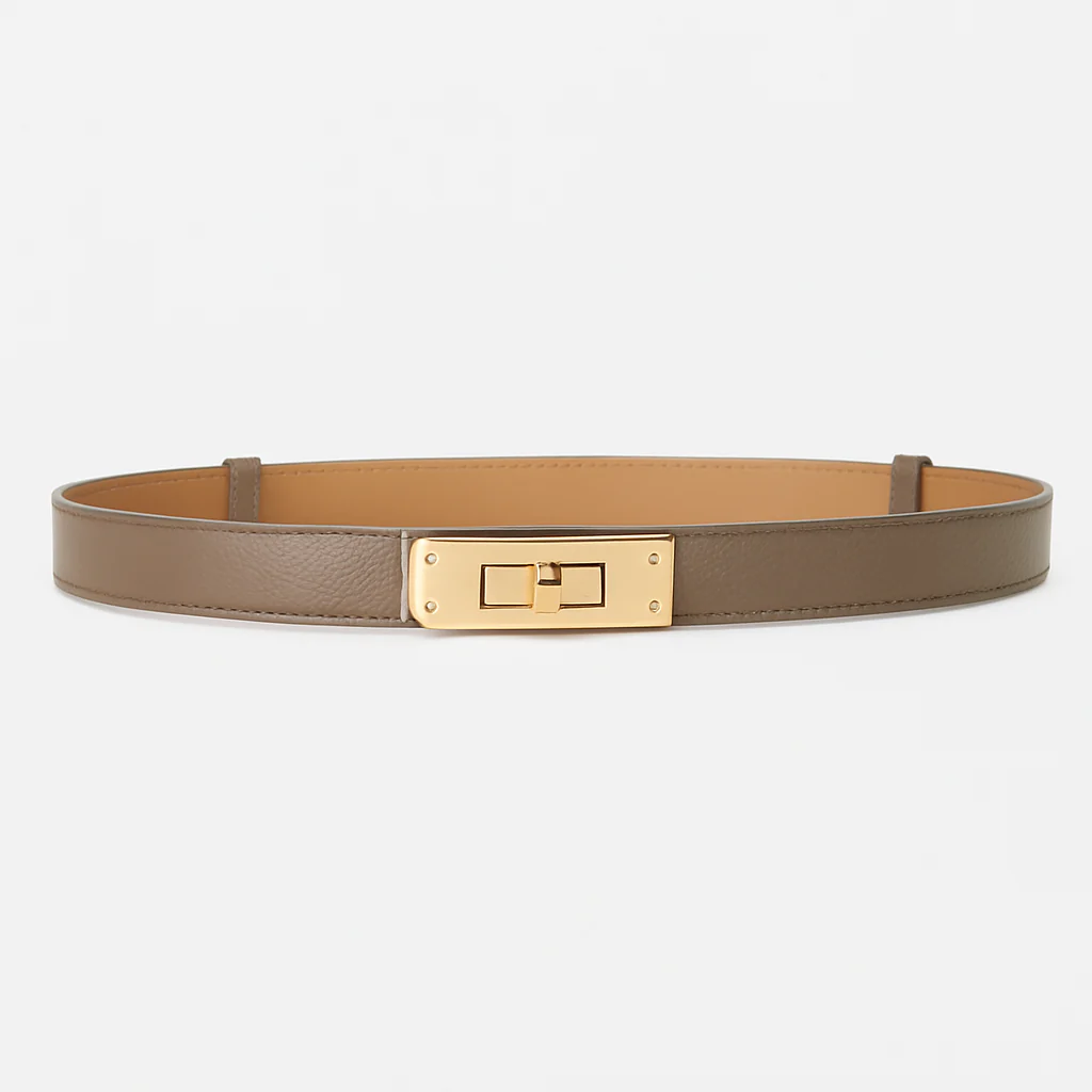 Gold Twist Closure Waist Belt