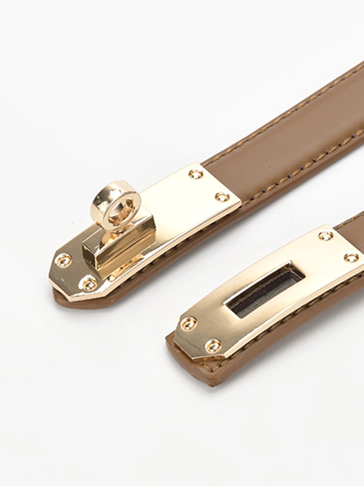 Gold Twist Closure Waist Belt - Image 2