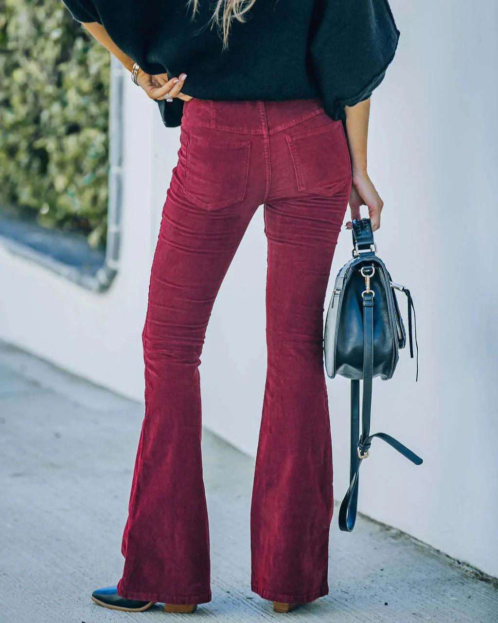 High Waist Flared Pants - Image 6