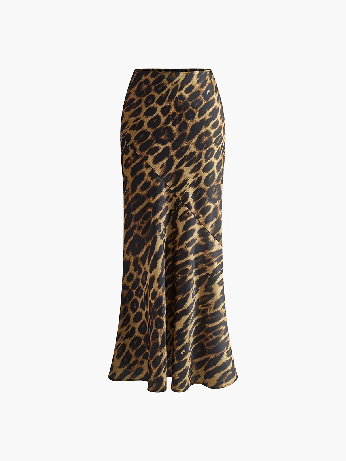 Slim Leopard Print Maxi Skirt - Image 5