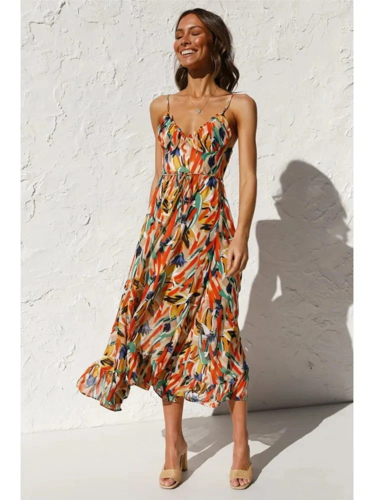 Stylish Elegant Midi Dress - Image 6