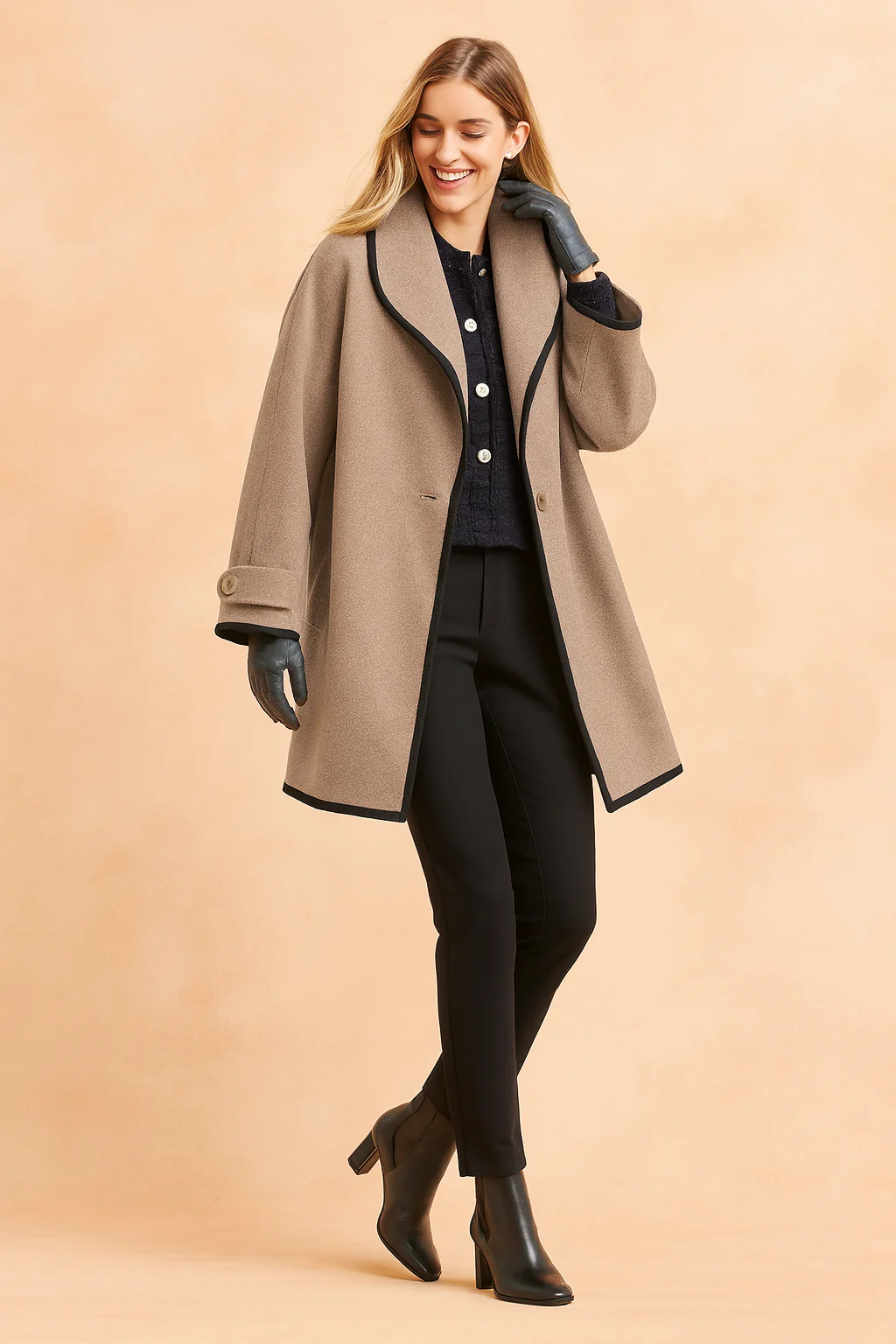 Stylish Warm Padded Mid-Length Winter Jacket for Women - Image 3