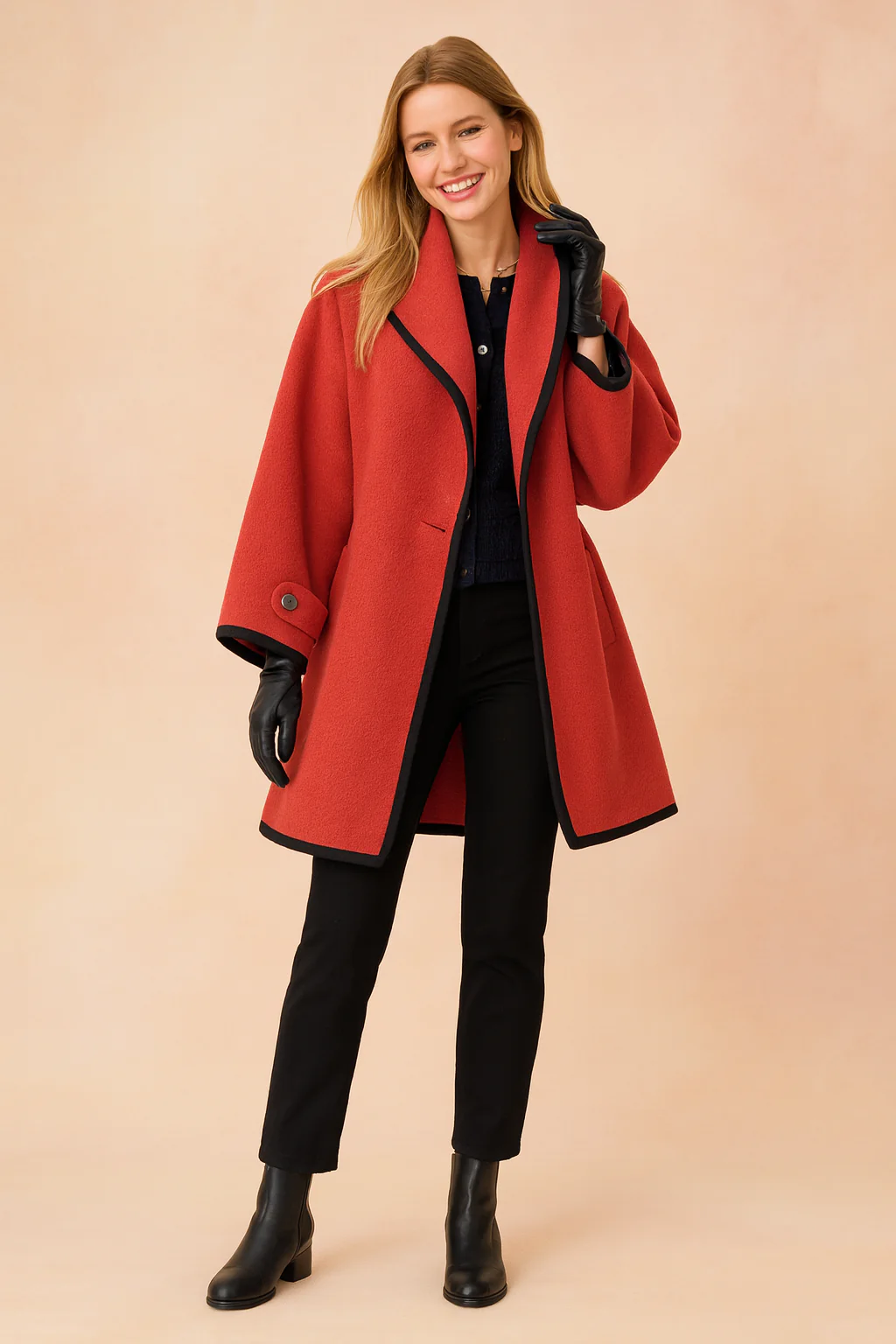 Stylish Warm Padded Mid-Length Winter Jacket for Women - Image 4