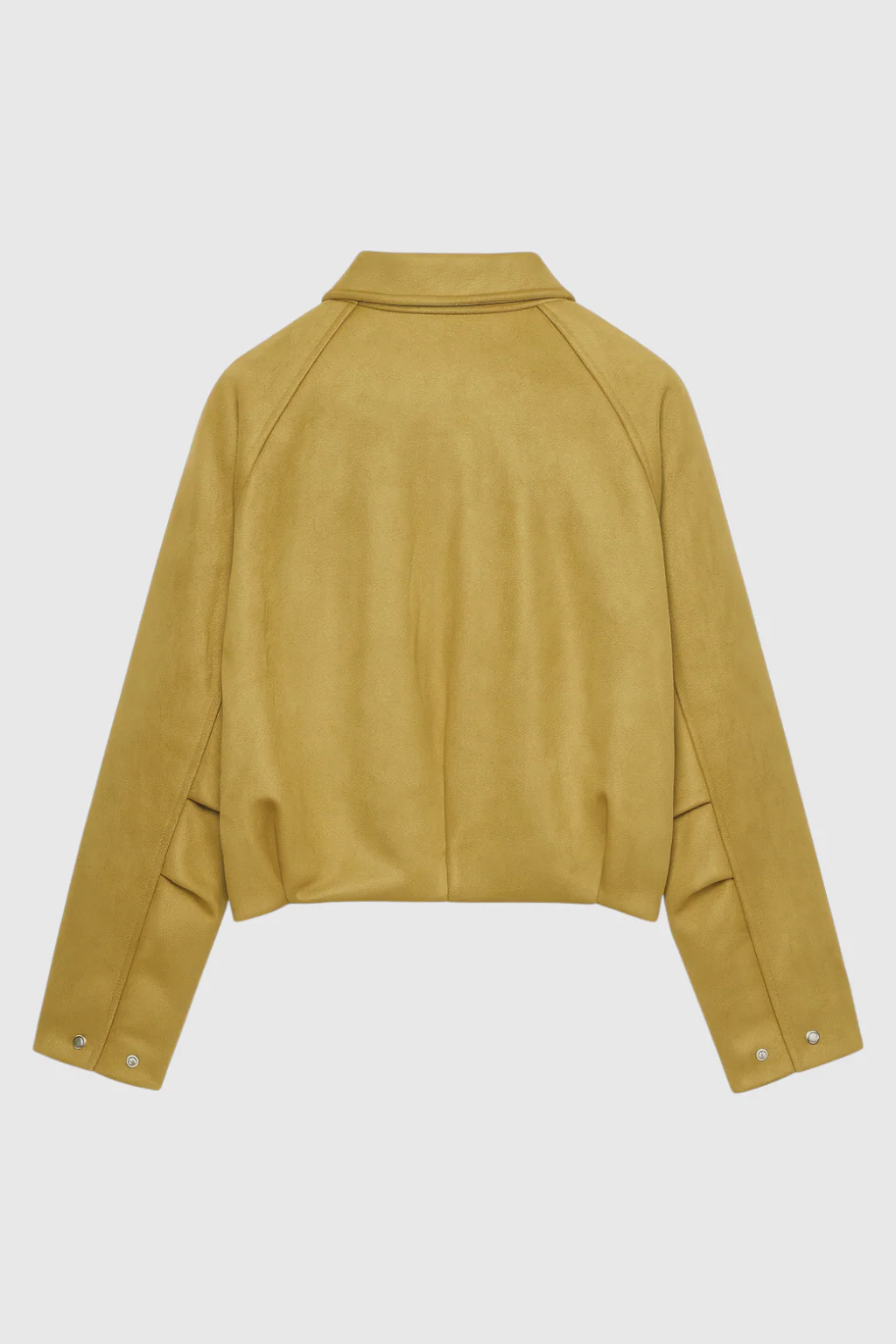 Stylish Yellow Bomber Jacket with Trendy Details - Image 4