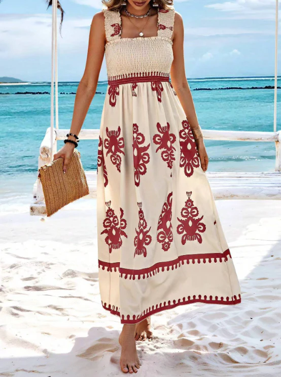 Summer Bohemian Long Dress - High Quality Fabric - Image 13
