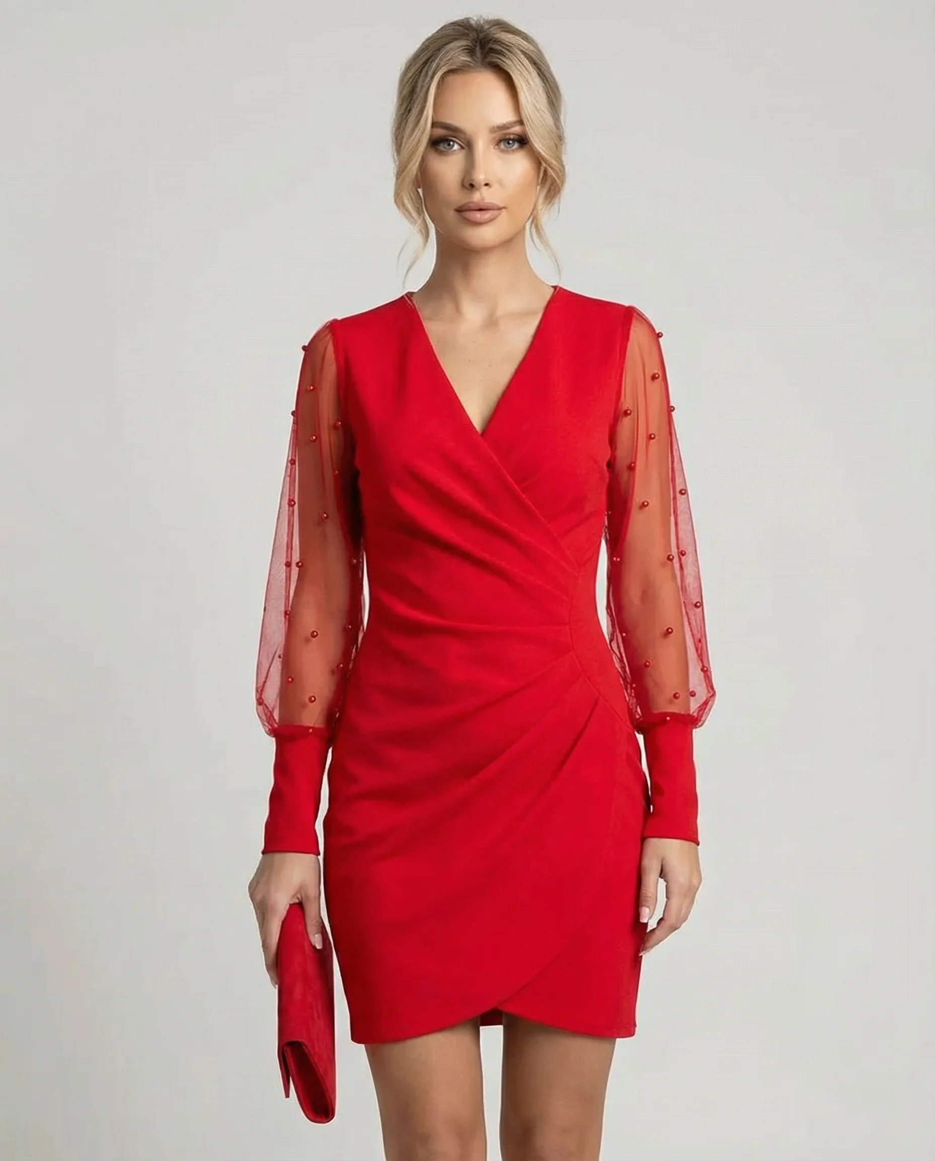 Summer Elegance Off-The-Shoulder Dress – Chic Long Sleeve Style for Women - Image 3
