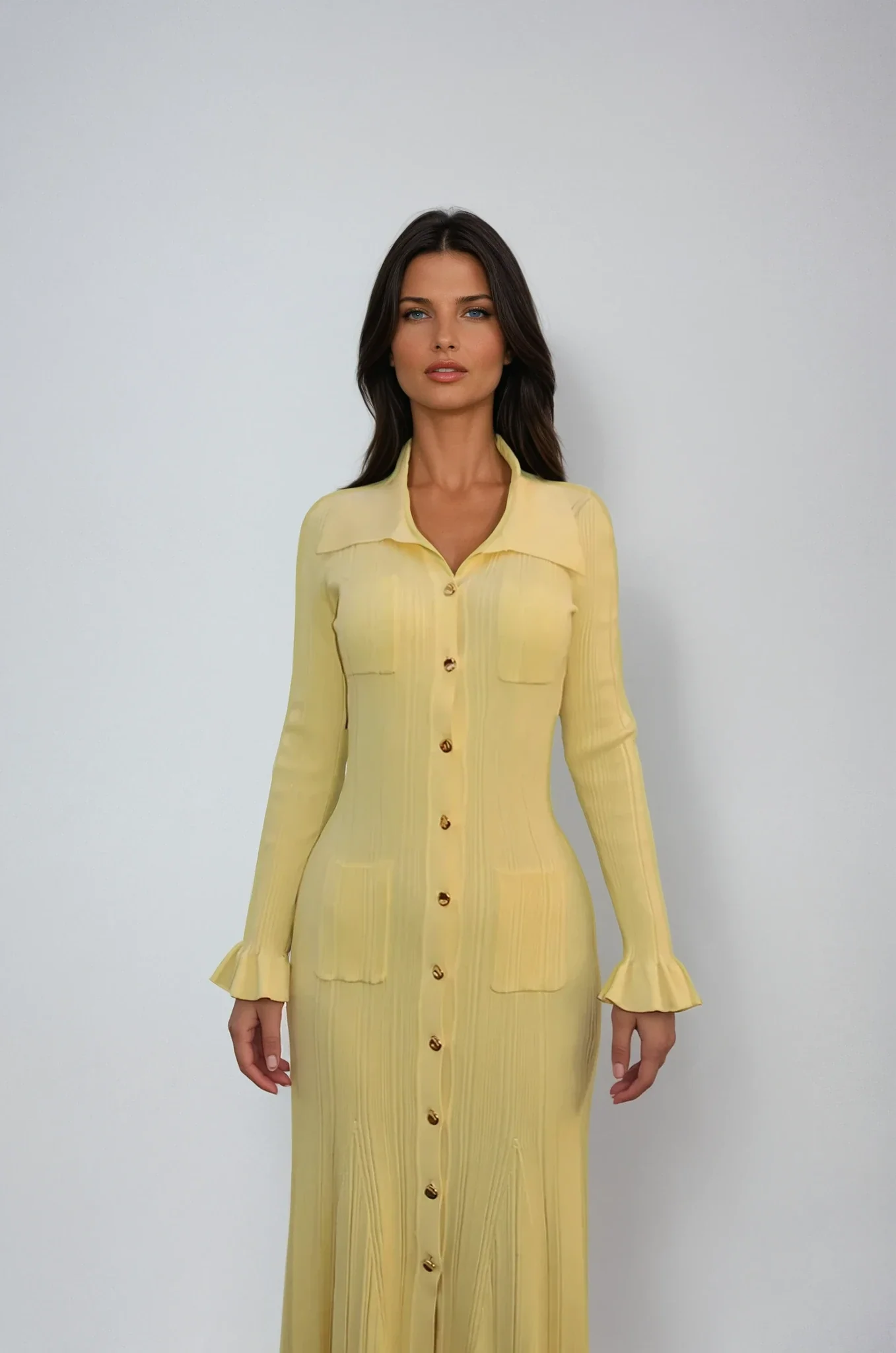 Sylvie Knit Smart Casual Summer Midi Dress