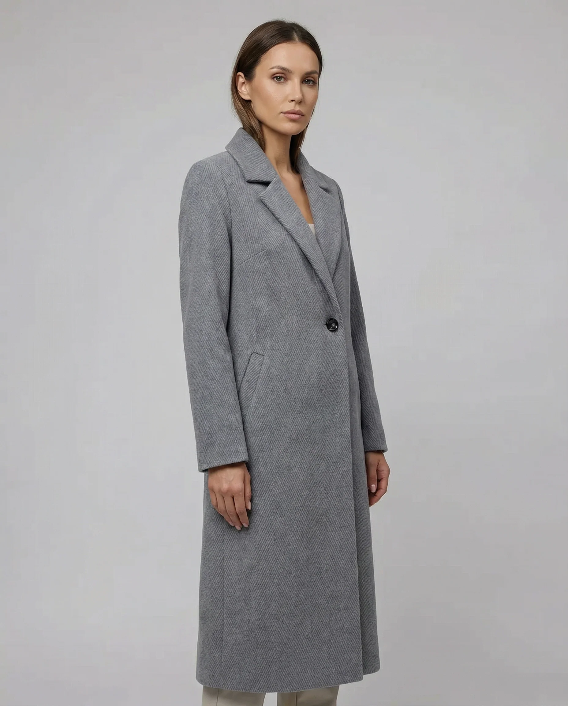 Trench Coat – Stylish Mid-Long Design for Work and Casual Wear - Image 2