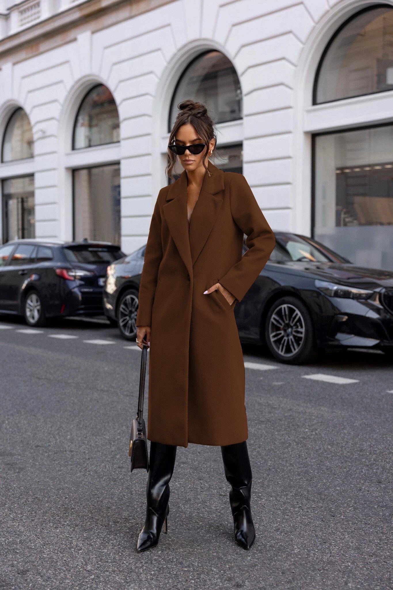 Trench Coat – Stylish Mid-Long Design for Work and Casual Wear - Image 5