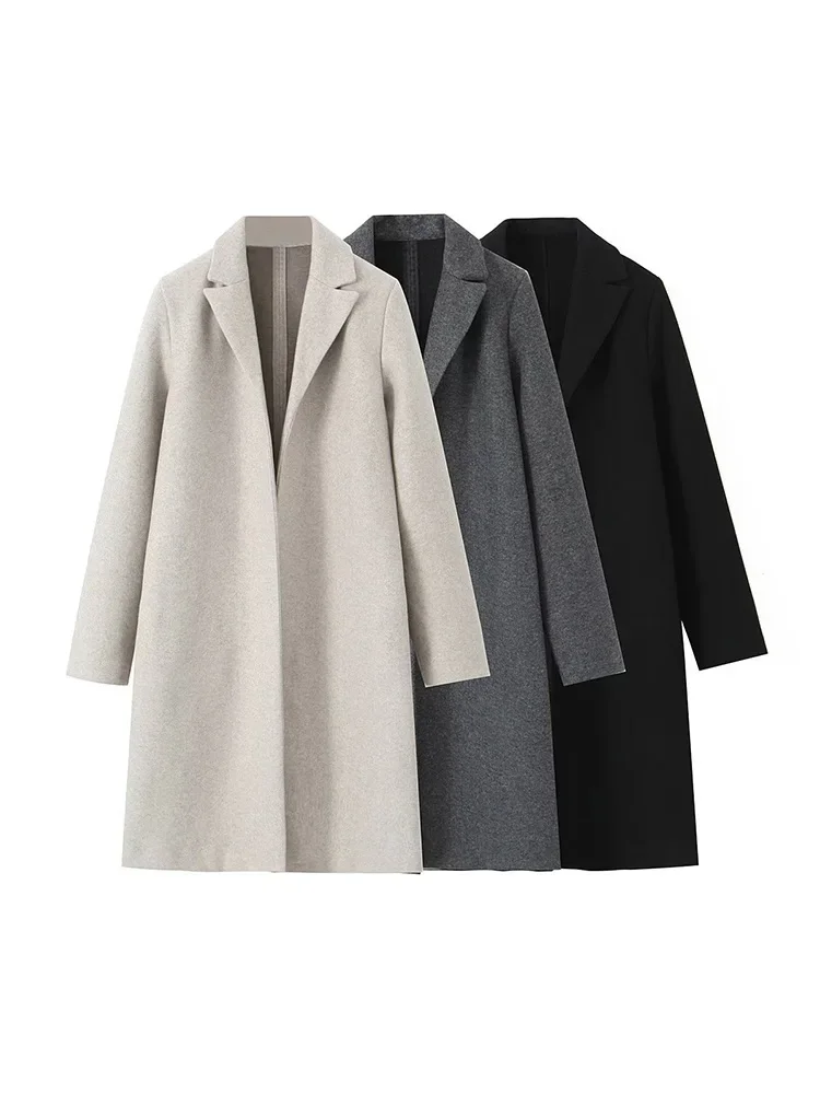 Trench Coat – Vintage Open Stitch Design for Stylish Layering - Image 5