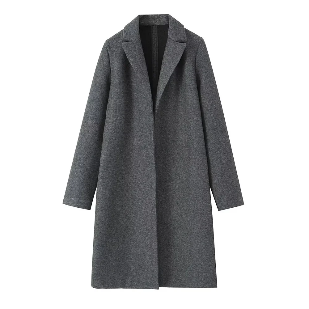 Trench Coat – Vintage Open Stitch Design for Stylish Layering - Image 6