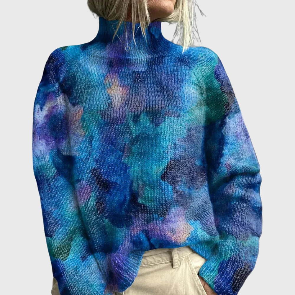 Warm Cosy Turtleneck Knit Sweater for Women - Image 2