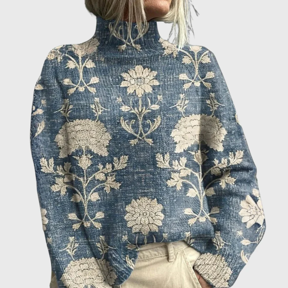 Warm Cosy Turtleneck Knit Sweater for Women - Image 3