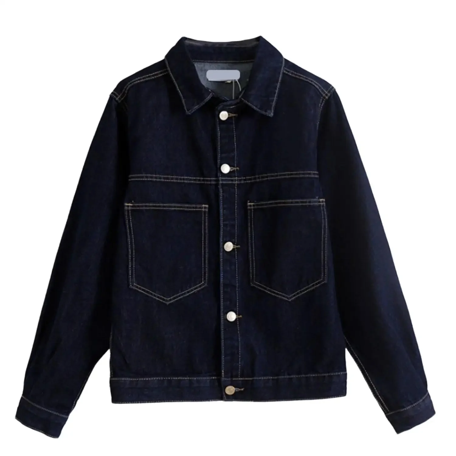 Women’s Classic Denim Jacket with Structured Fit and Utility Chest Pockets - Image 6