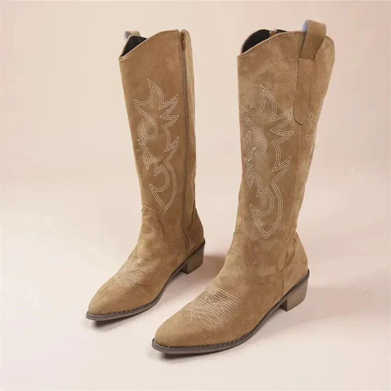 Modern Women’s Knee High Cowgirl Boots - Image 3