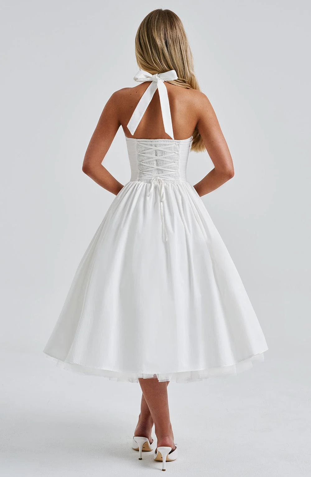 Elegant Esplendor Wedding Geust Midi Dress - Image 7