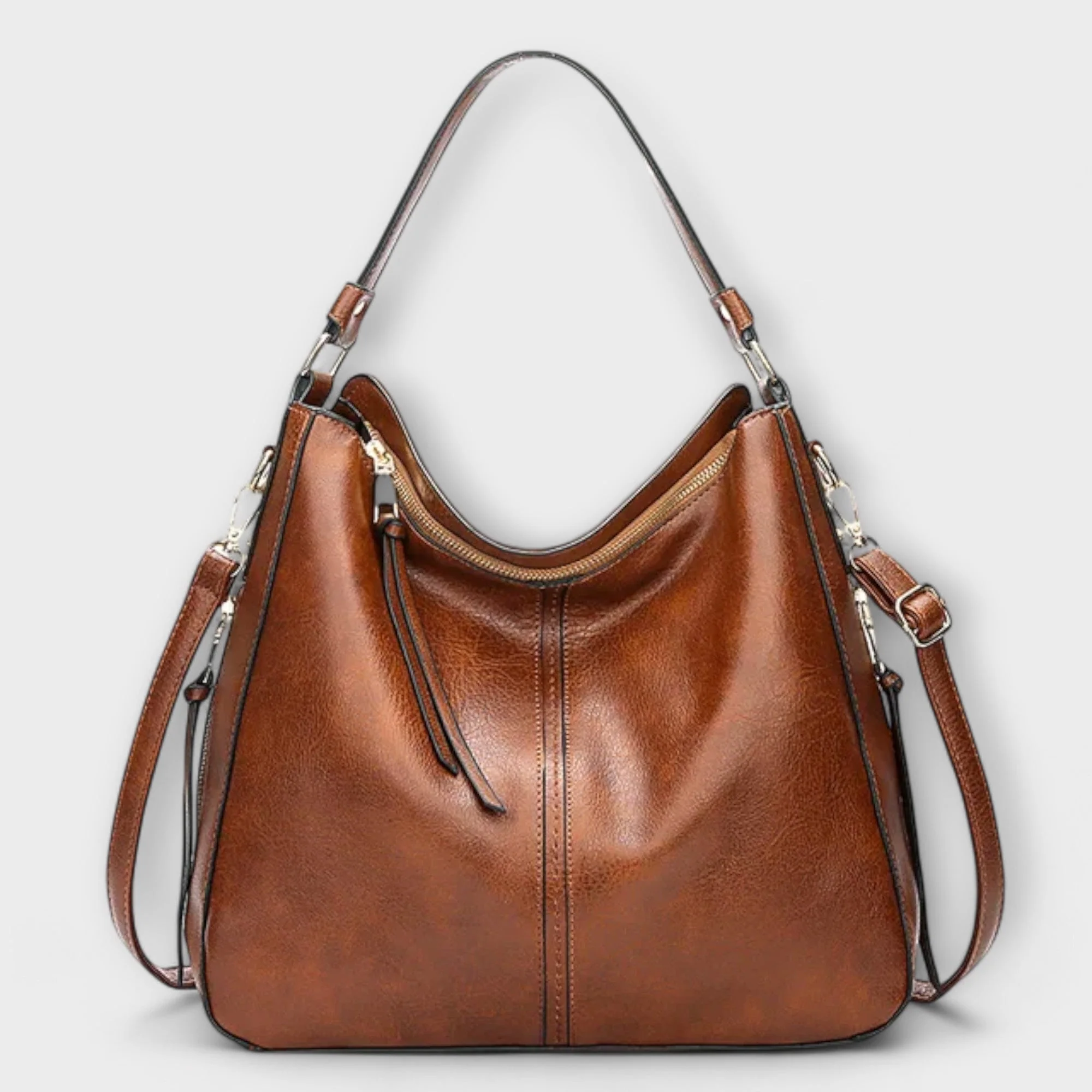 Women's Classic Elegance Shoulder Bag with Adjustable Strap - Image 3