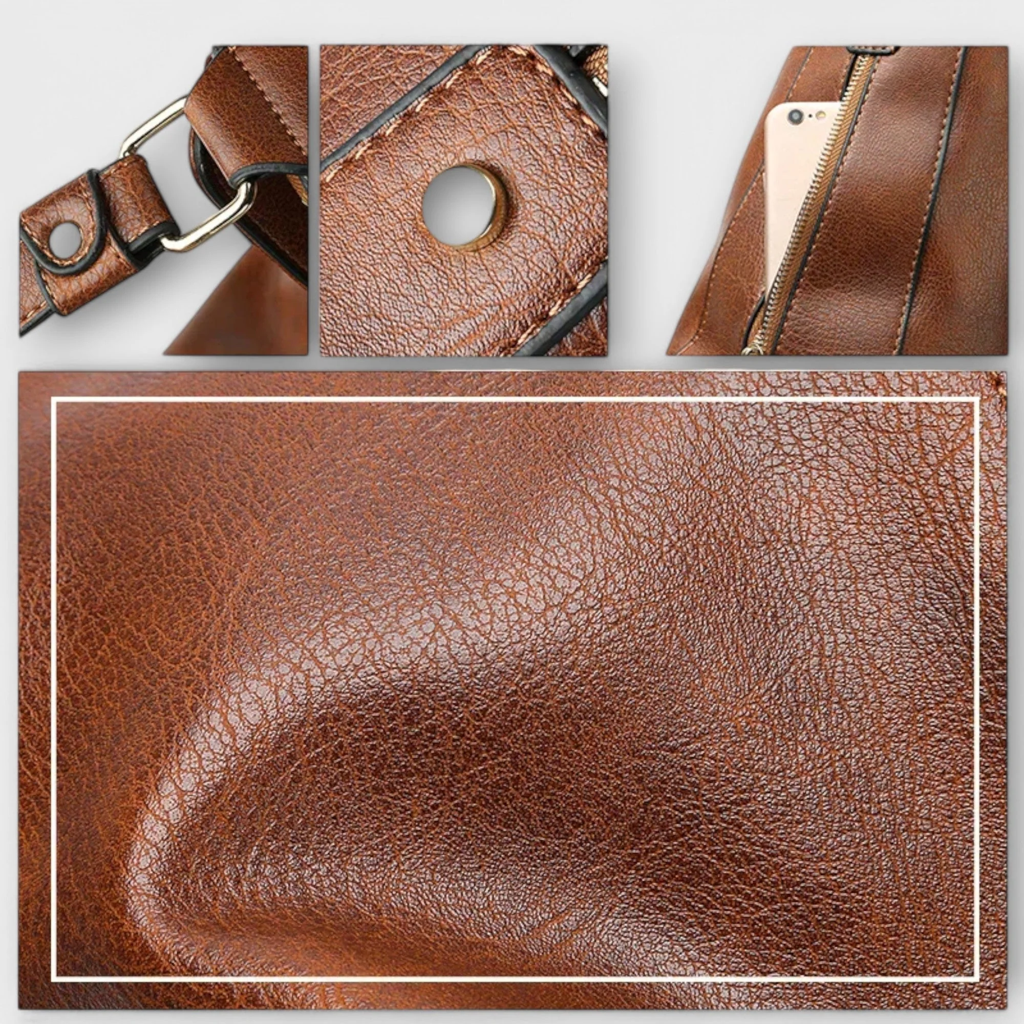 Women's Classic Elegance Shoulder Bag with Adjustable Strap - Image 6