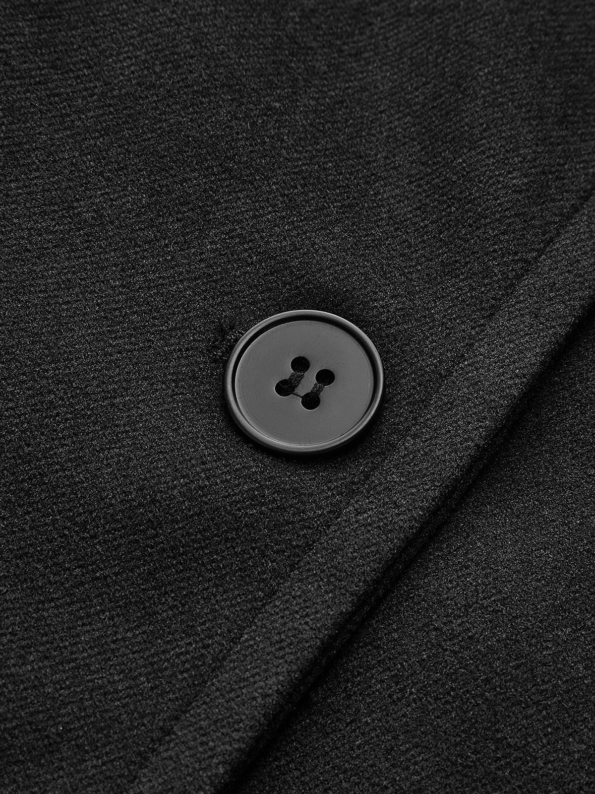 Women's Oversized Wool-Blend Coat with Button Closure - Image 8
